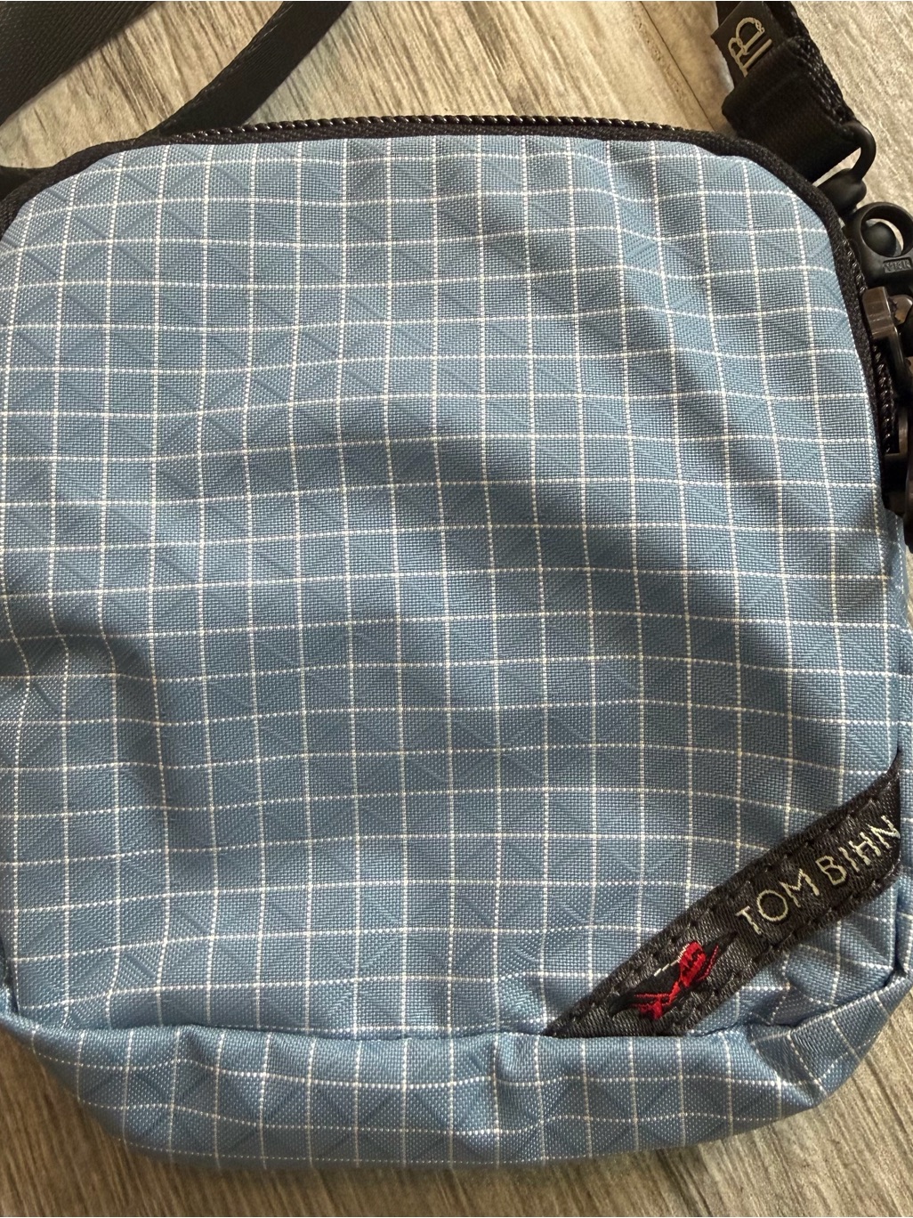 Tom Bihn Acuity Rare Light Blue 200d Halcyon Cublet Crossbody Bag Rip Stop Usa — image 2 of 7